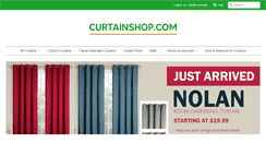 Desktop Screenshot of curtainshop.com